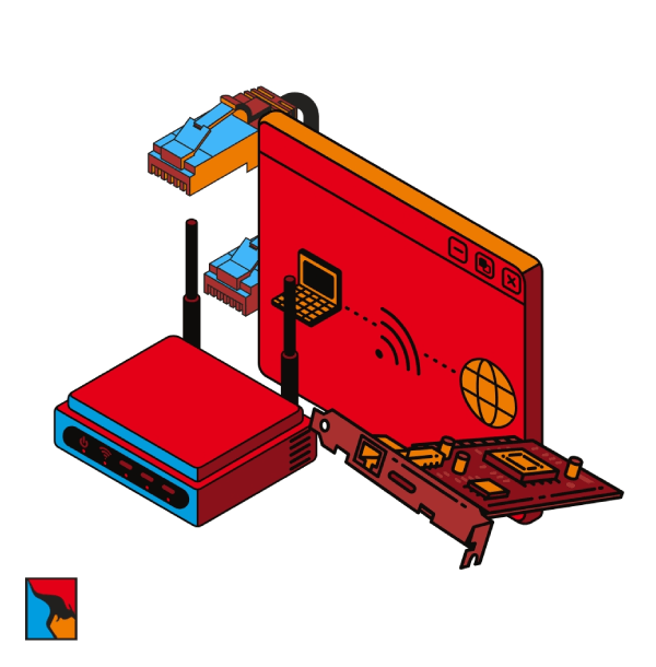 Banner do serviço de Projetos de Rede